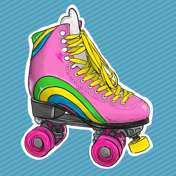 Retro 80s Roller skate