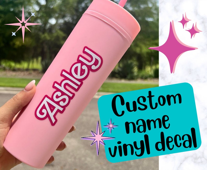Custom Name Vinyl Decal Etsy