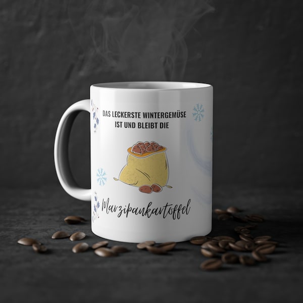 Keramiktasse Wintergemüse 325 ml | Lustige Kaffeetasse Spruch Comedy | Witzige Geschenkidee Freunde