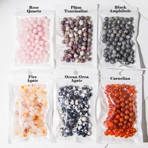 Wholesale 8mm High Quality Natural Gemstone Round Beads Crystal Necklace Jewelry Making 100pcs/Bag