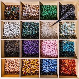 Wholesale Natural Crystal 8mm Beads High Quality Natural Gemstone Round Beads Crystal Necklace Jewelry Making DIY BraceletScoop)