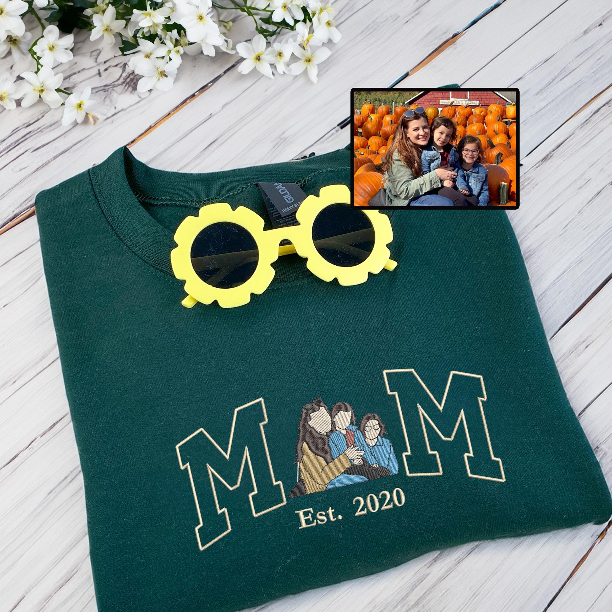 Custom Hoodies Design Your Own Mama Sweatshirt With Photo, Custom