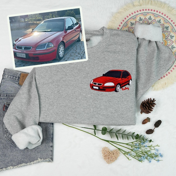 Custom Embroidered Car Hoodie Sweatshirt Using Car Photo Mens Car Hoodies Classic Cars Embroidered Hoodie Anniversary Gifts for Men Etsy