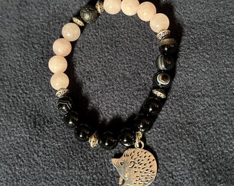 Pulsera con dije de erizo