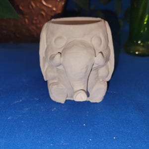 Concrete Elephant Planter Pen Holder Statue