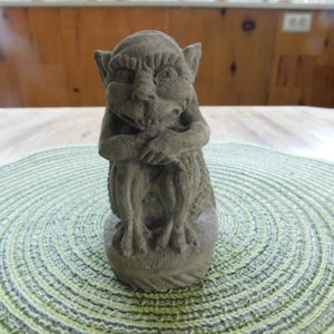 Concrete Sitting Gargoyle Statue