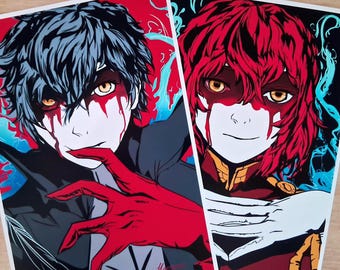 Persona 5 Print - Joker & Akechi (A4, A5)