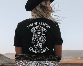 Camisa Jax Teller, camisa SOA, camisa Sons, camiseta Jax Teller de los años 90, camiseta de motociclista, regalo de fan de SOA, regalo de fan de Jax Teller, colores cómodos