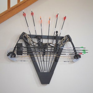Archery Bow Rack, Wall Mounted