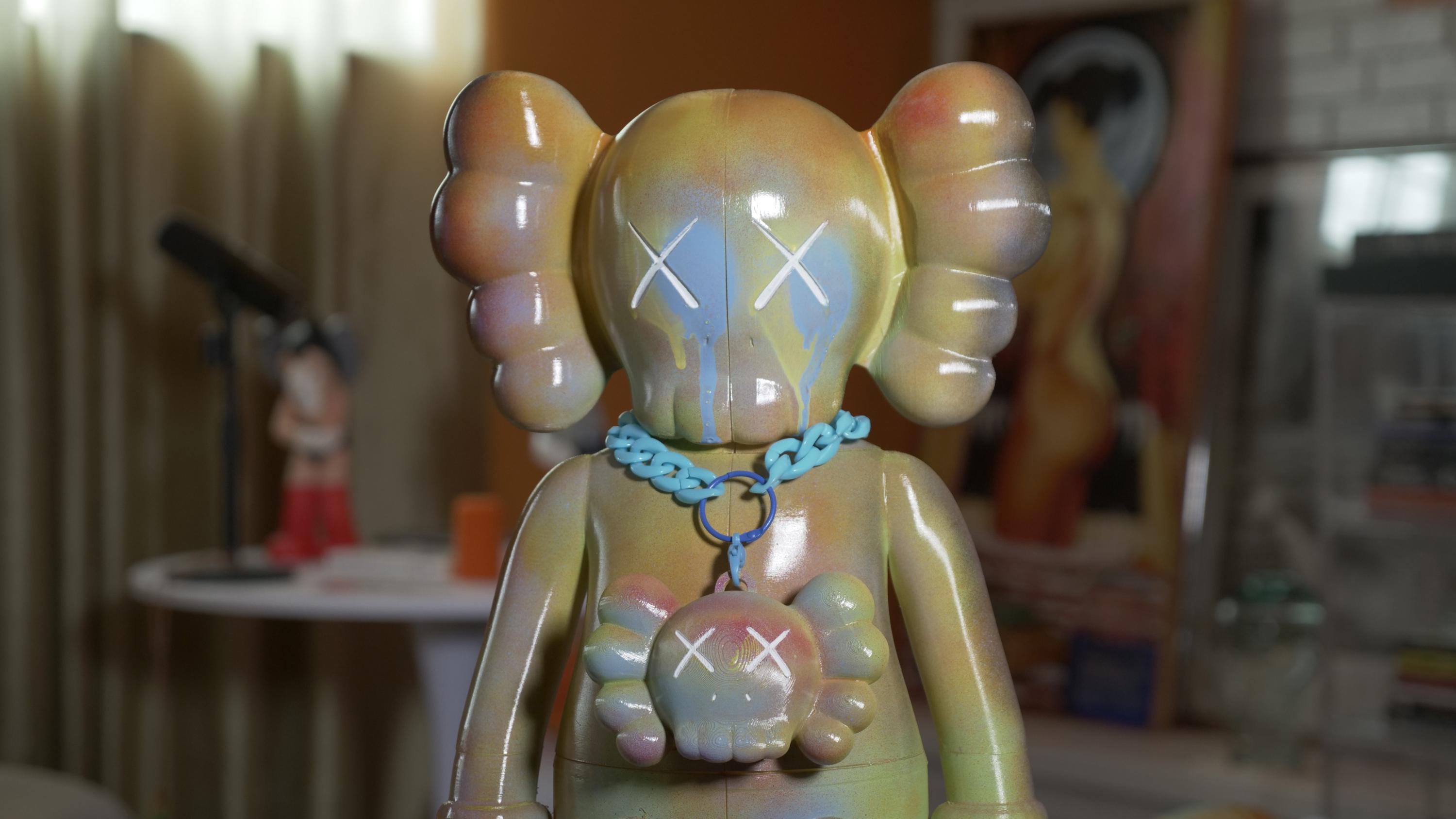 最終値下げ★kaws スカルプチャーセット　インテリア　オシャレ Kaws Waiting Sculpture For Shopping Mall Decoration