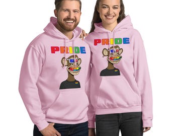 Pride-unisekshoodie: sweatshirt met LGBTQ-humor - 0xApe Trilogy NFT