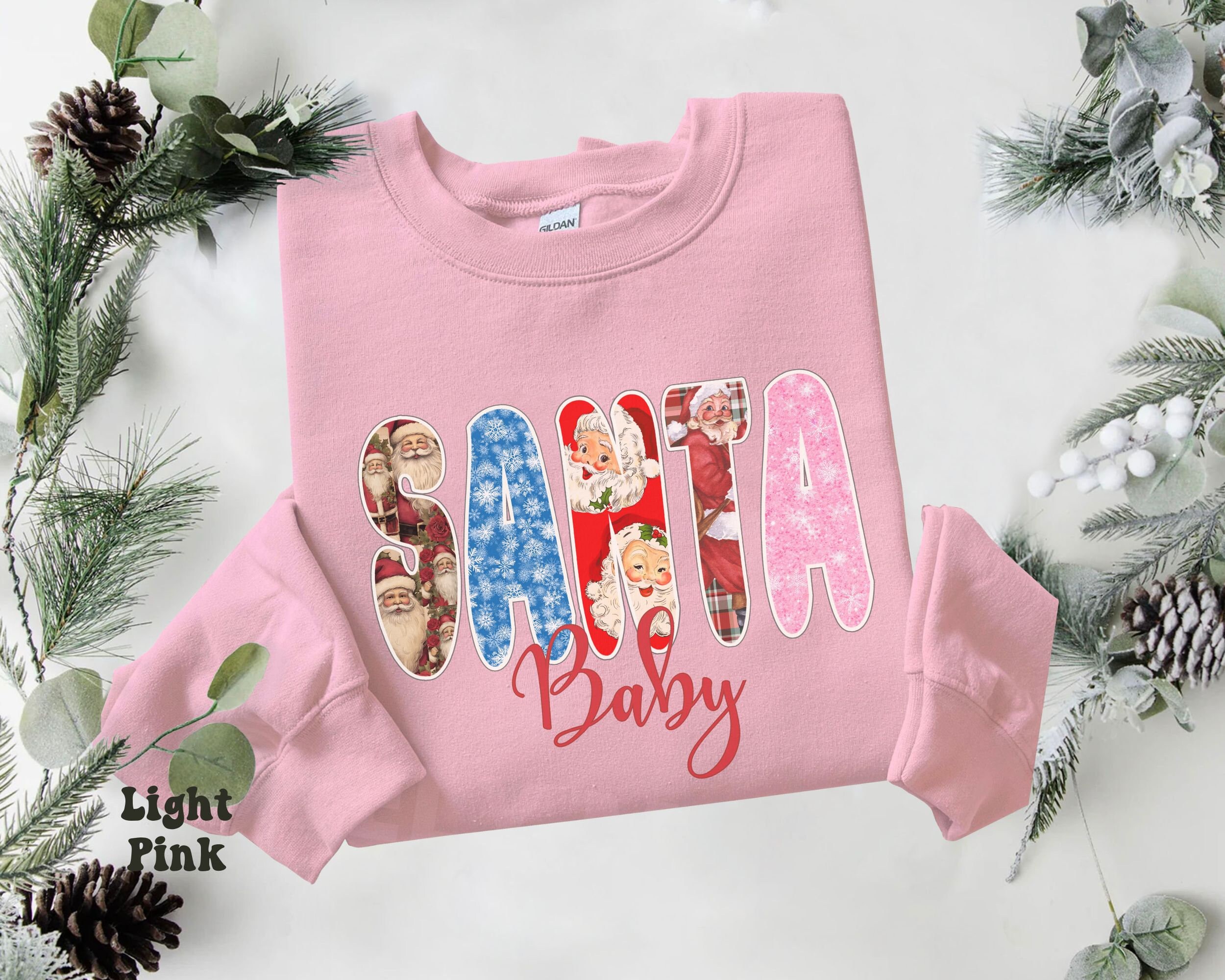 SANTA BABY Round Neck Long Sleeve Sweatshirt main image 1