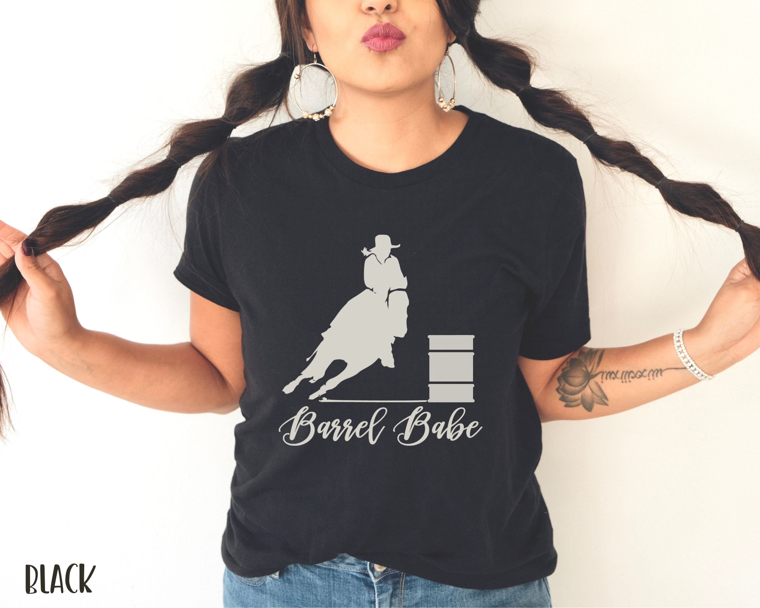 Barrel Racing Shirt, Barrel Babe Barrel Racer T-shirt, Comfort Colors ...