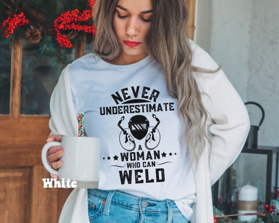 Womens Welder Girlfriend Gift T-Shirt I Know I Weld Like A Girl Womens Welder Girlfriend Gift T-Shirt I Know I Weld Like A Girl