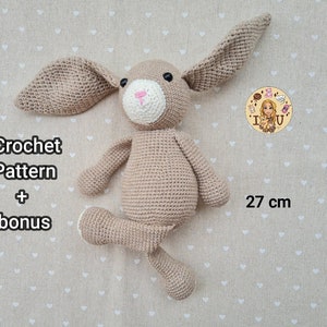 Bunny Crochet Pattern with a Backpack