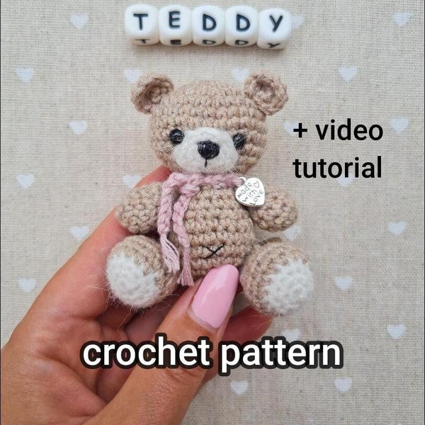 Mini Teddy Bear Crochet Pattern