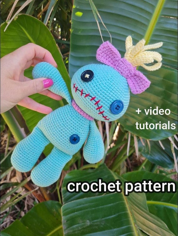 Scrump Doll Handmade Crochet Amigurumi Scrump Plush Lilo and -  Hong  Kong