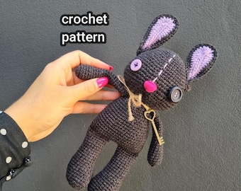 Voodoo Bunny Pattern Crochet Amigurumi