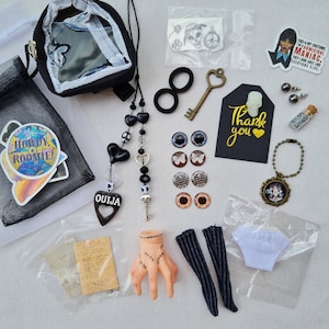 Wednesday Blythe accessories for making Blythe doll