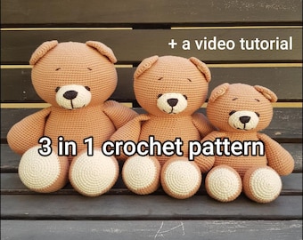 Teddybär Häkelanleitung