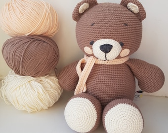 Oso Gigante Patron Amigurumi Oso Grande Patrón De Crochet OSO DE