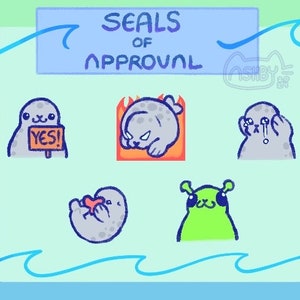 Seals Of Approval - Seal Twitch Emote Set