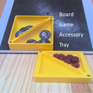 Stackable Magnetic Game Tray For Game Pieces / Tokens