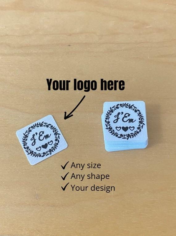 Custom Tag, Printed Custom Iron-on Tag, Heat Transfer Fabric Tag with logo, Personalized Label, Kids Cloth Tag, Name Tag