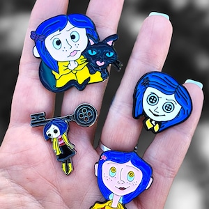 Coraline pin embellishments bild 2