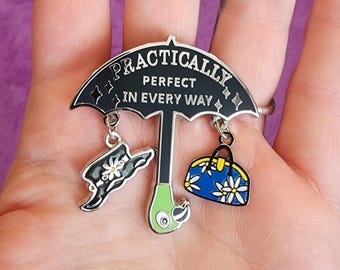 Enamel push back pins