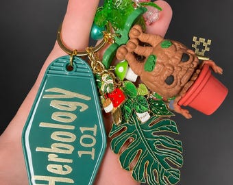 Herbology keychain