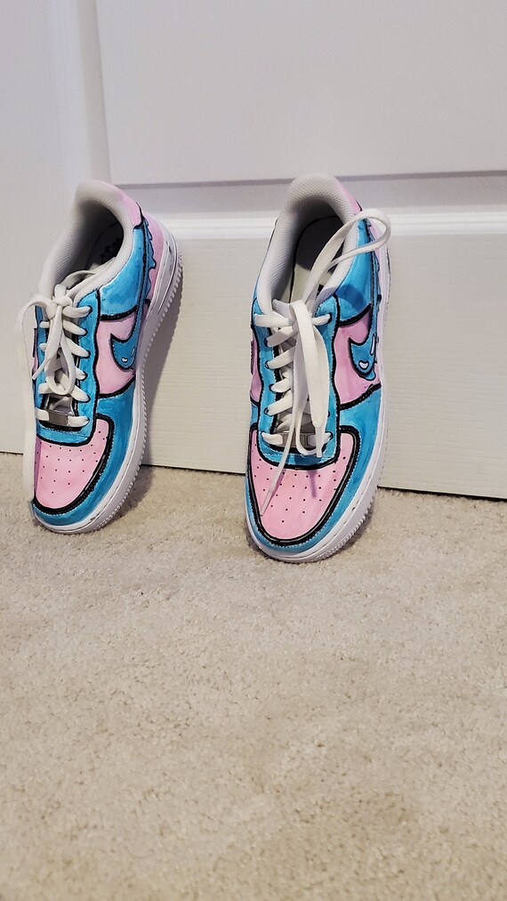 Buy Custom Mrbeast Themed Nike Air Force Ones Online in India Etsy