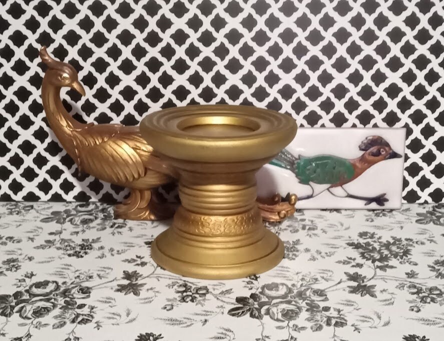 1960s Trimont Ware Candle Holder Made in Japan Etsy