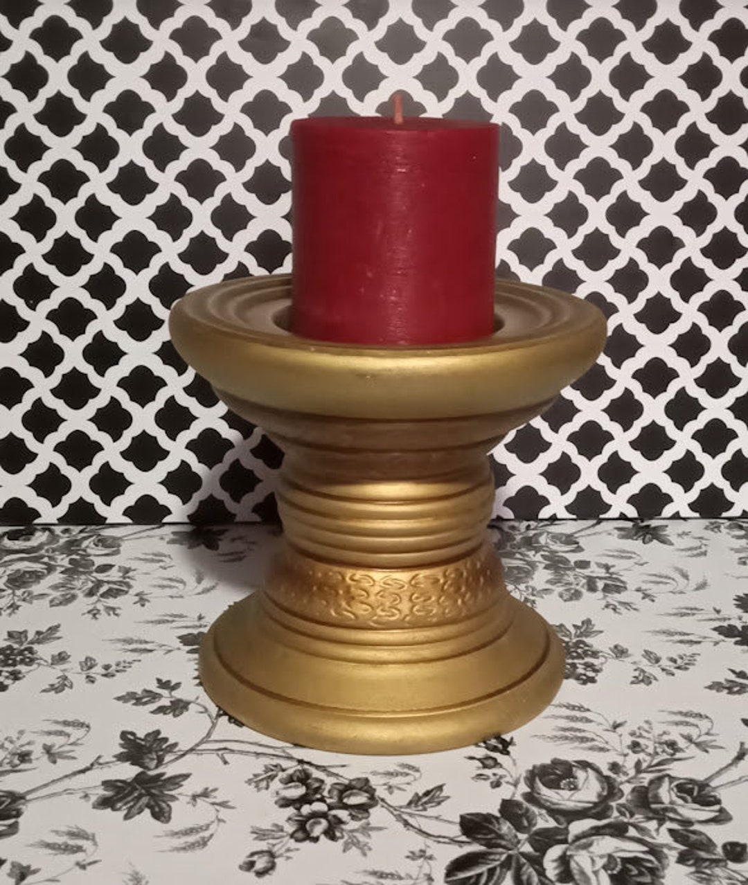 1960s Trimont Ware Candle Holder Made in Japan Etsy