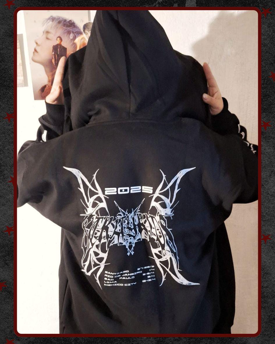 【SATIIIZ】Rennie Printed Stray Hood Zip Up SATIIIZ】Rennie Printed Stray Hood Zip Up パーカー・フーディ
