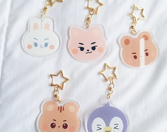 TXT Kpop Characters Acrylic Keyring