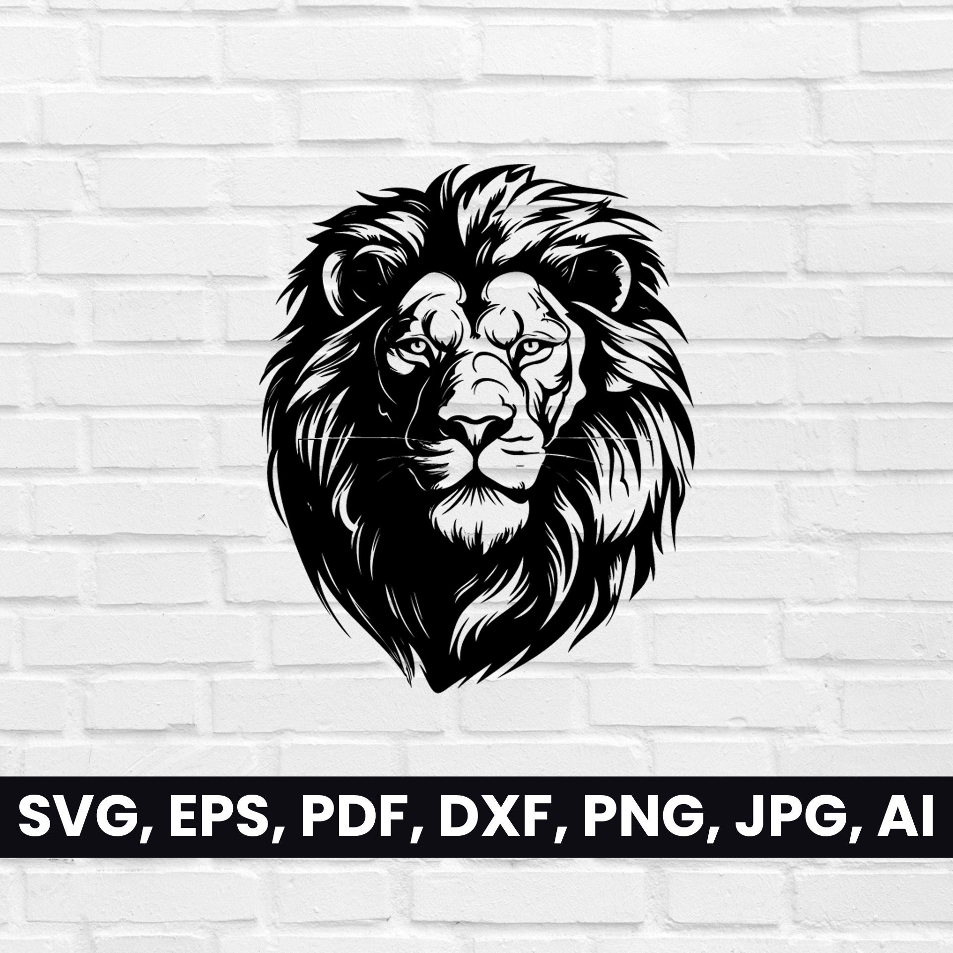 Leeuw tattoo svg - Etsy België, image size:1920x1920