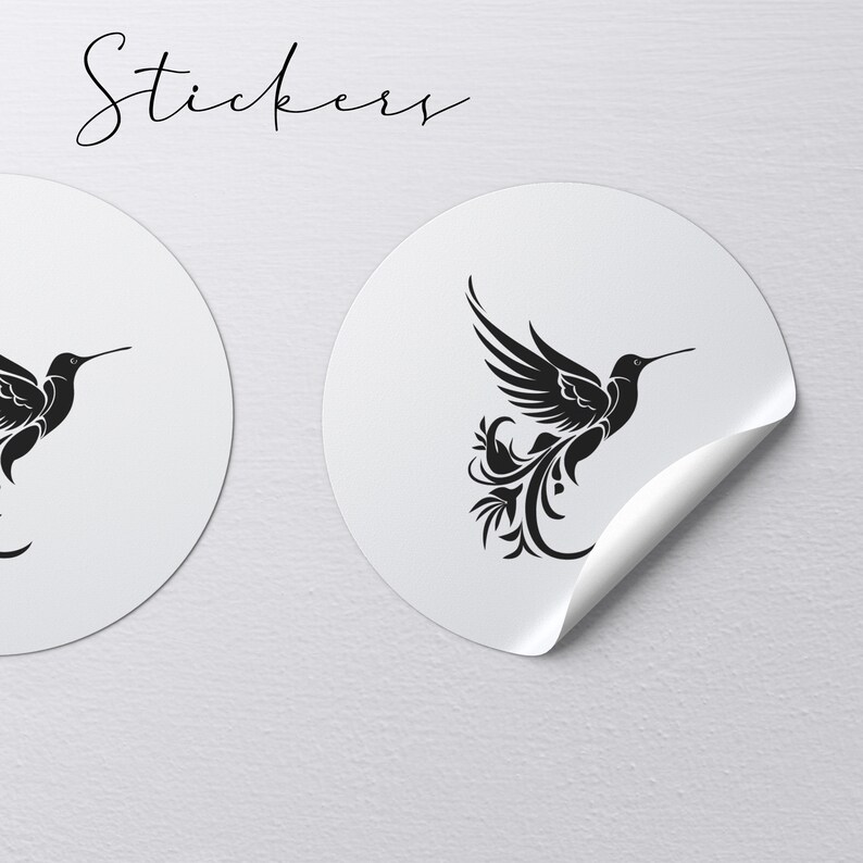 Hummingbird Silhouette, Bird SVG, Pdf, Dxf, Png, Clipart, Colibri ...