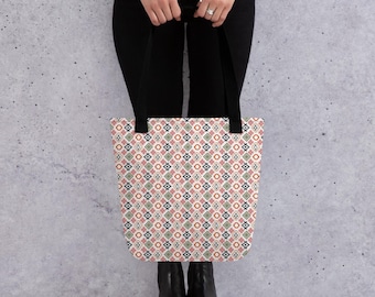 African Design Tote Bag Ankara Print