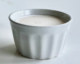 Solid Dish Soap in Ceramic Ramekin: Lemon and Lemongrass Essential Oils
