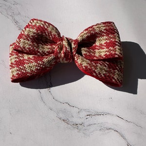 Fall/Winter Plaid Hair Bow