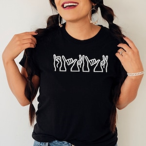 ASL Shirt, If You Know You Know Shirt for Adult, Deaf Awareness ASL Tee, IYKYK Shirt with Finger Spelling for Adult