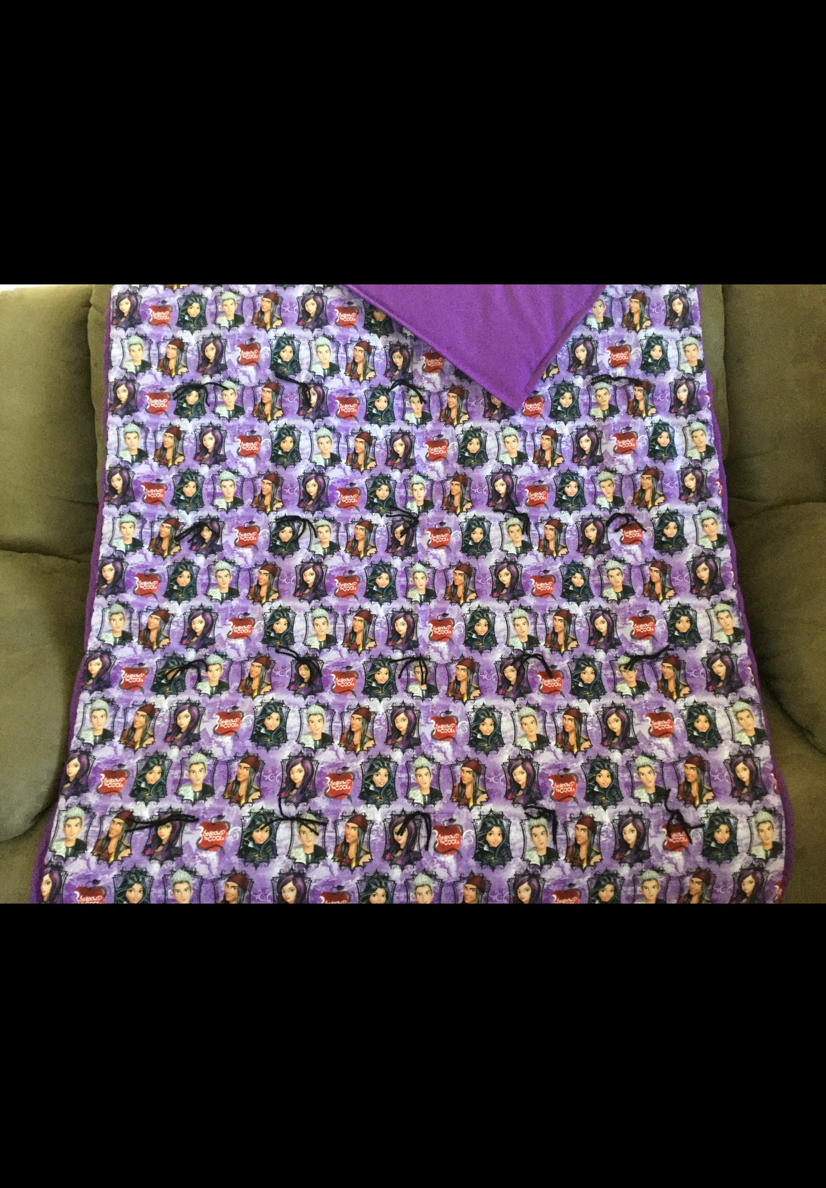 Descendants Throw Blanket - Etsy