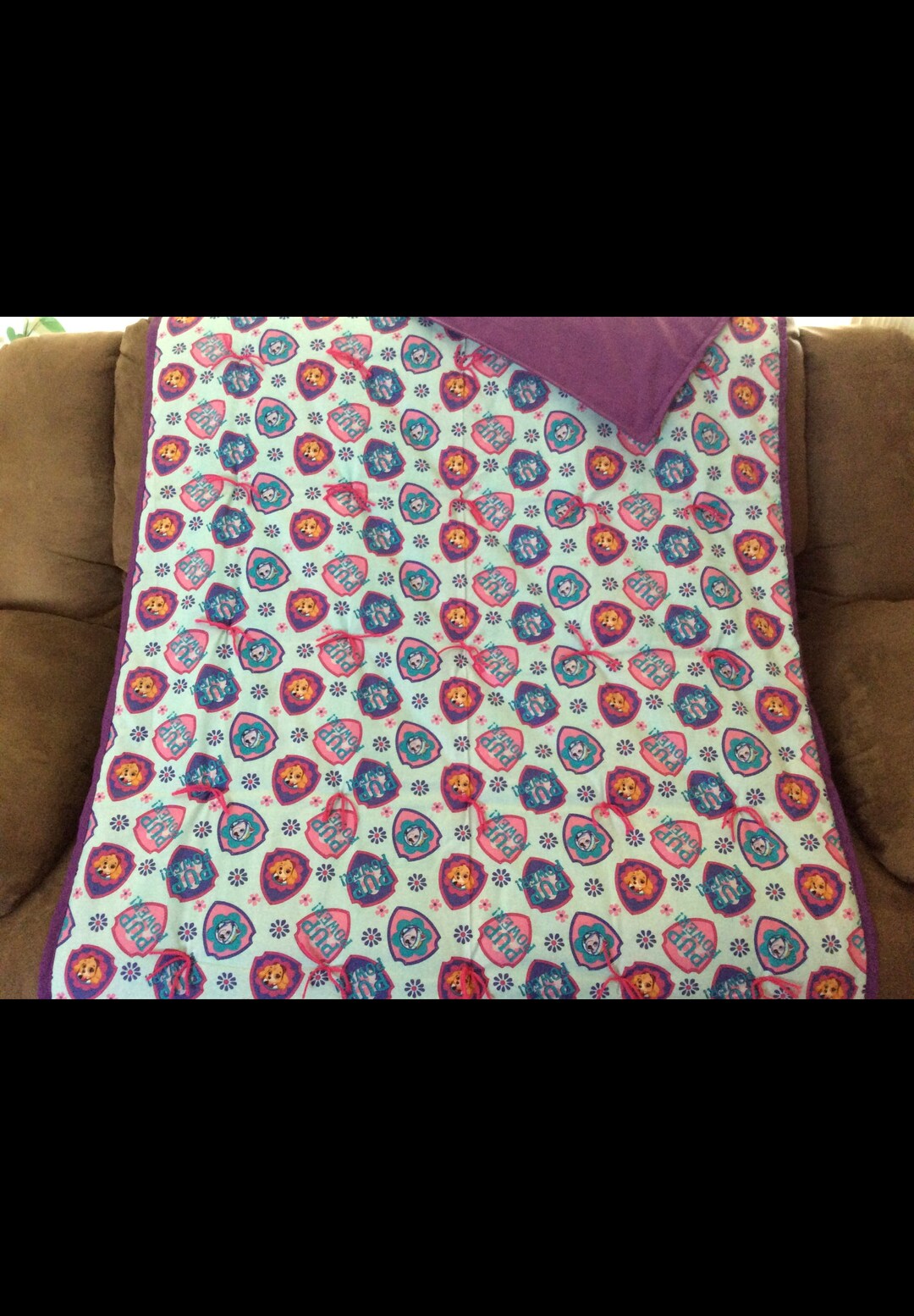 Paw Patrol Blanket for Girls Etsy Canada