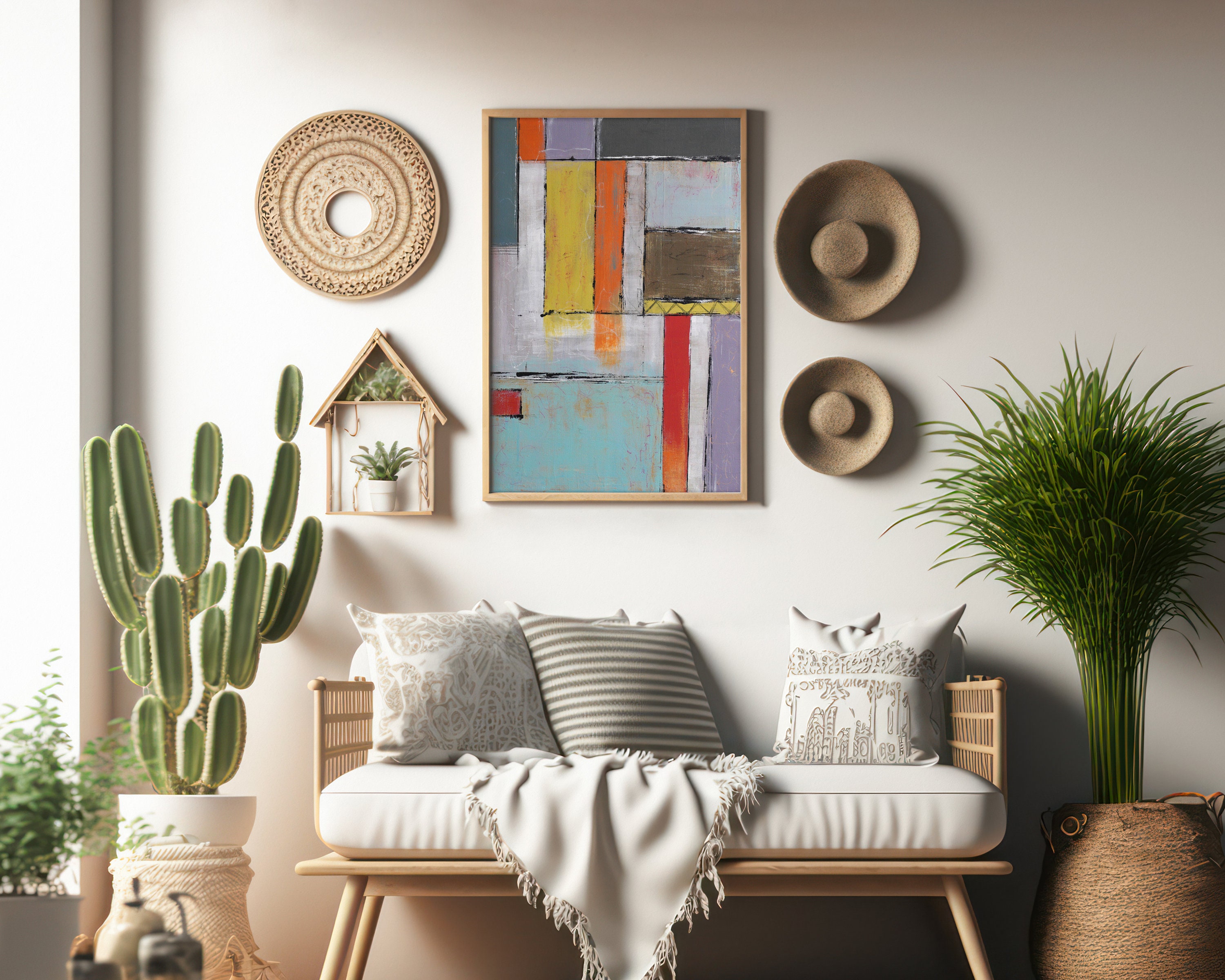 Modern Abstract Contemporary Printable Wall Art Expressionism Art Decor ...