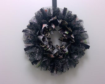 Spider web candle ring/mini wreath