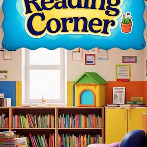 Reading Corner Banners, Reading Area, Reading Corner, Reading, Reading Corner Wall Decor