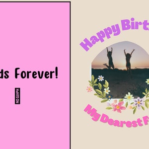 Souhaits pour un anniversaire, carte d'anniversaire