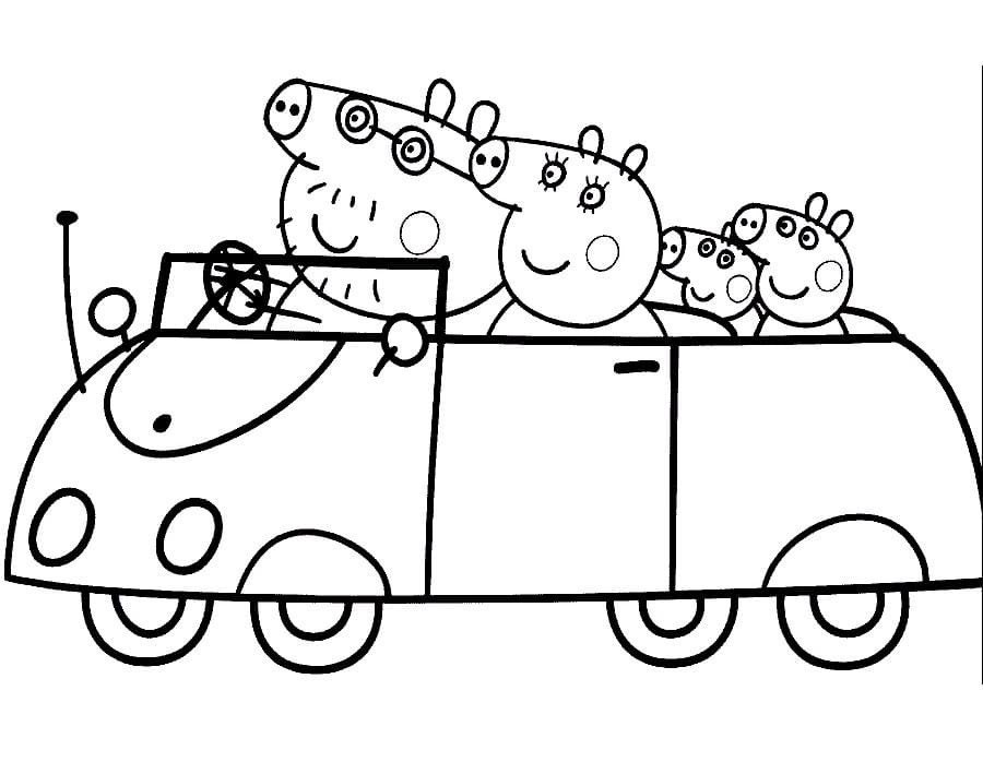 Peppa Pig coloring pages printable games #2