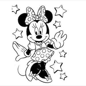 Dibujos para colorear de Peppa Pig, Hello Kitty, Mickey Mouse y Minnie Mouse